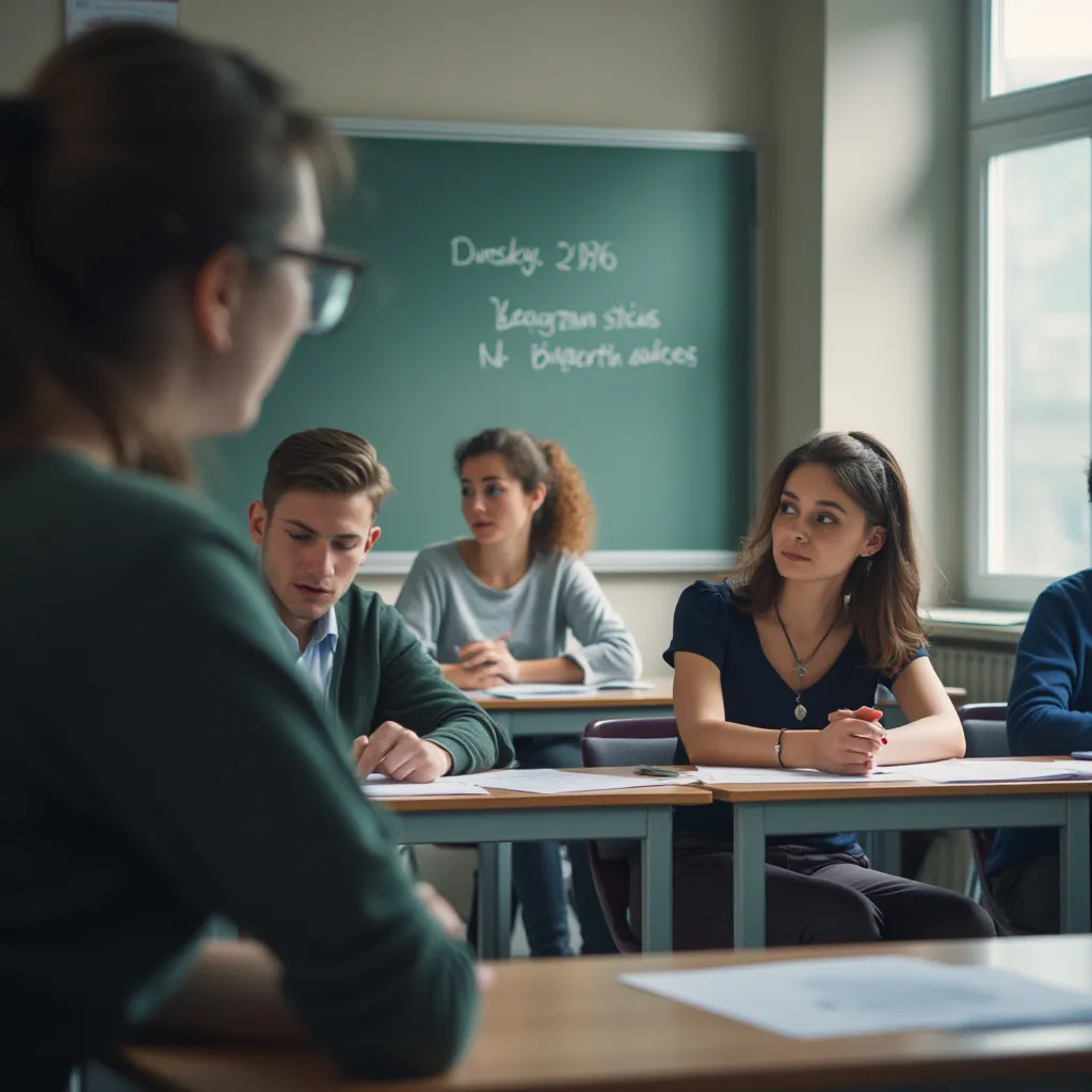 Exkursion Sprachschüler besuchen kulturelle Sehenswürdigkeiten